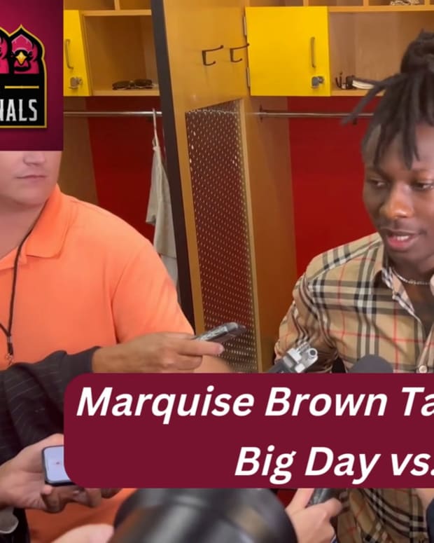 Marquise Brown Talks Big Day vs. Rams, Slow Start